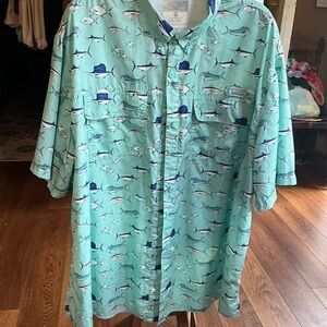 Ocean advantage size 3XLT men’s SS button up